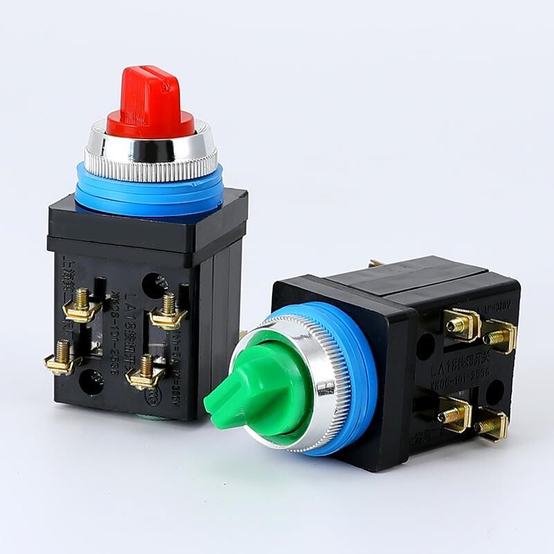 速发2档3档la18-22x/2旋转按钮开关转换开关la18-22x/3/2旋钮2开2