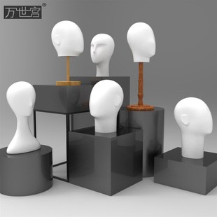 无脸头模抽象模特头比例假人头模帽子模特头模展示架放假发的头模