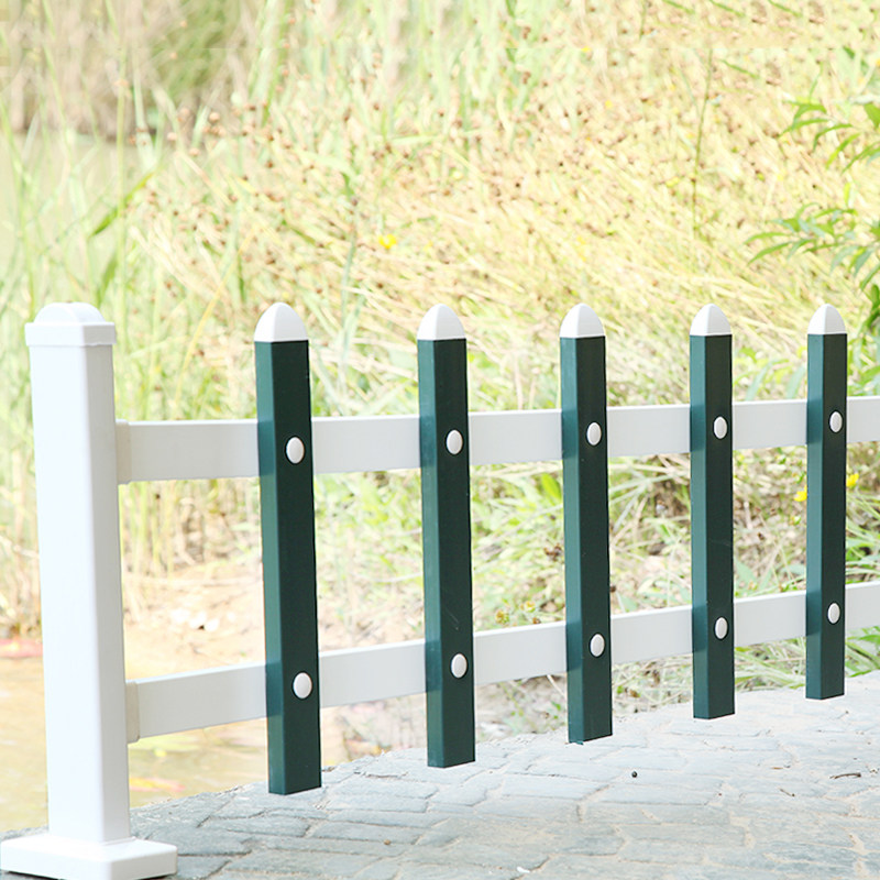 pvc草坪护栏塑钢绿化围栏栅栏户外小区花园花坛白色篱笆室外栏杆