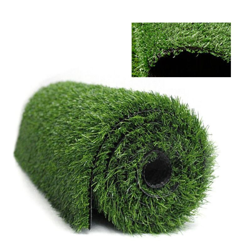 1.5cm Thickness Artificial Lawn Carpet Fake Turf Grass Mat L