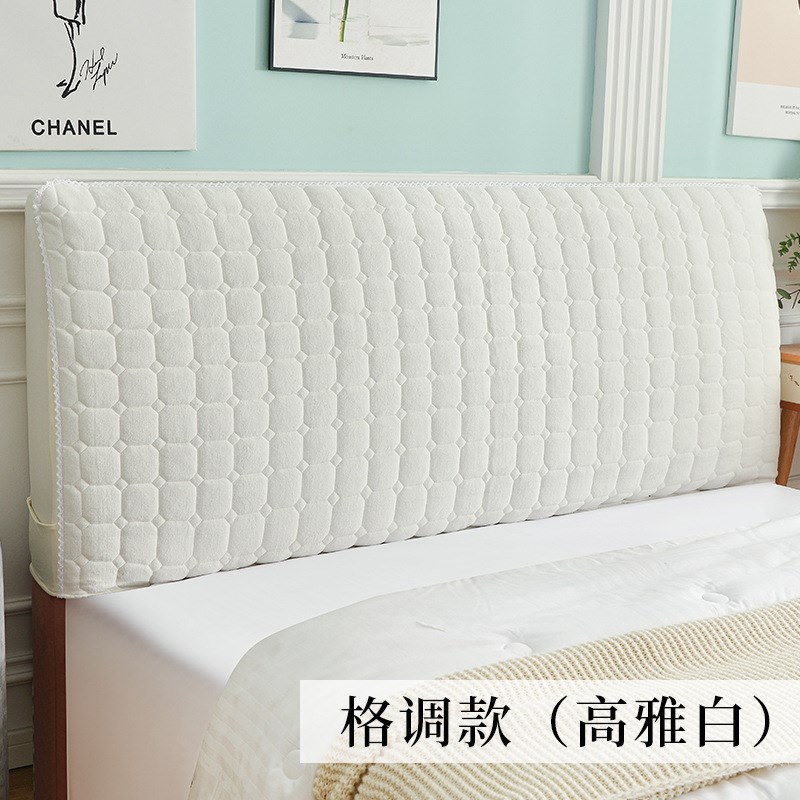 ZB6M床头套罩通用可拆洗insD风靠垫软包夹棉通用木板皮床加厚