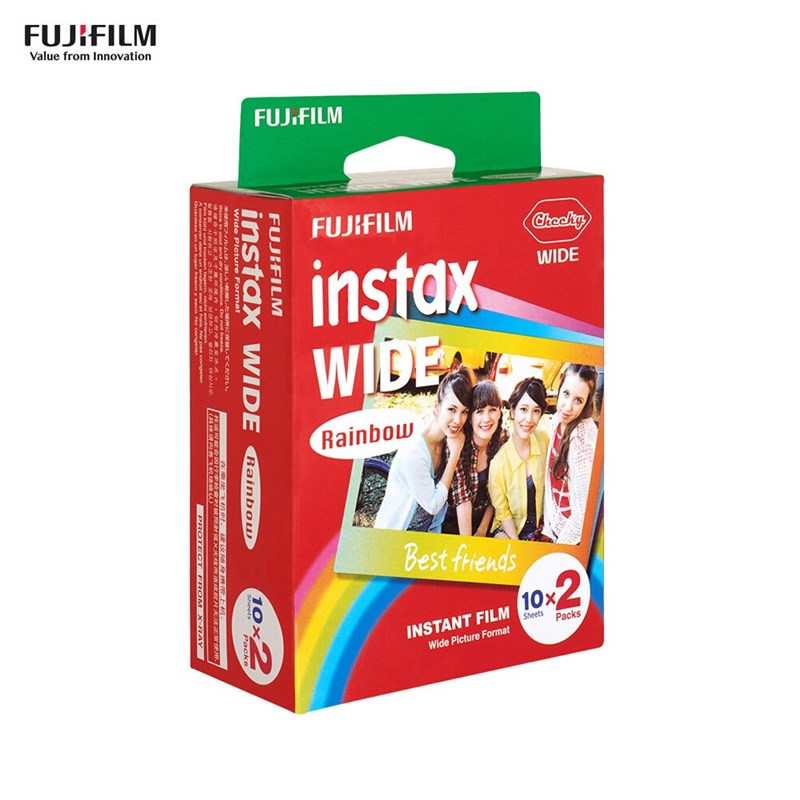 20 Sheets Fujifilm Insstax Wide Film WIDE Camera Instant Fil 电子元器件市场 外设配件 原图主图