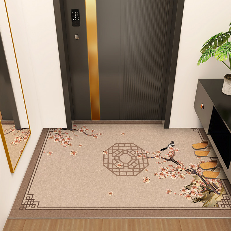 新中式进门入户地垫家用入户门脚垫子大门口防滑定制门垫玄关地毯,居家布艺,入户地垫,淘宝优惠券,粉丝福利购,淘宝优惠卷