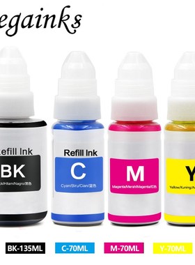 4 Bottle Refill Dye Ink for Canon GI-490 GI-790 GI-890 Pixma