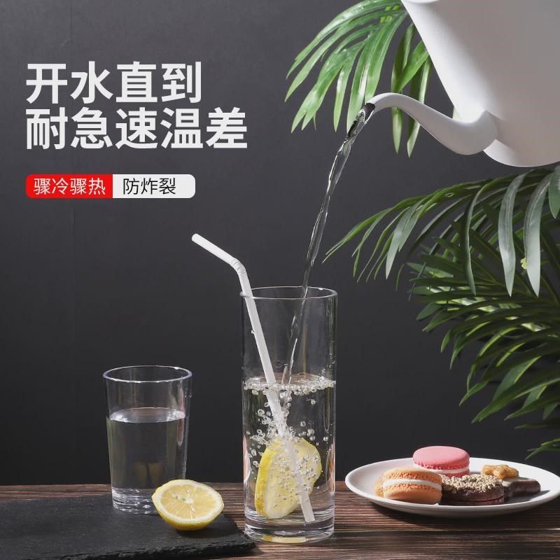 亚克力杯子商用喝水杯啤酒杯家用酒吧塑料防摔八角杯pc白新品,餐饮具,随手杯,淘宝优惠券,粉丝福利购,淘宝优惠卷