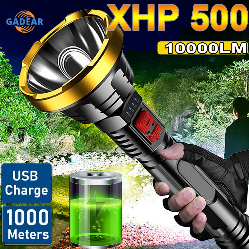 速发500000LM Powerful LED Flashlight P700 Tactical Flash lig