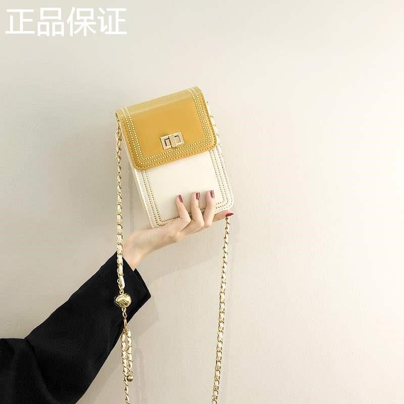 新品放小包包女手机百搭2024夏季新款潮小众链条斜挎小包高级感手