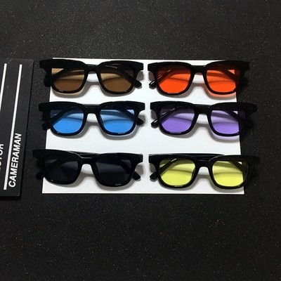 网红Sunglasses For women Sun Glasses Goggle Leg Clear Design