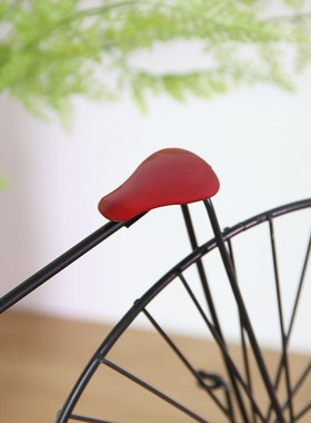 复古铁艺自行车手工焊接摆件家居摆件客厅抽象模型创意装饰工艺品