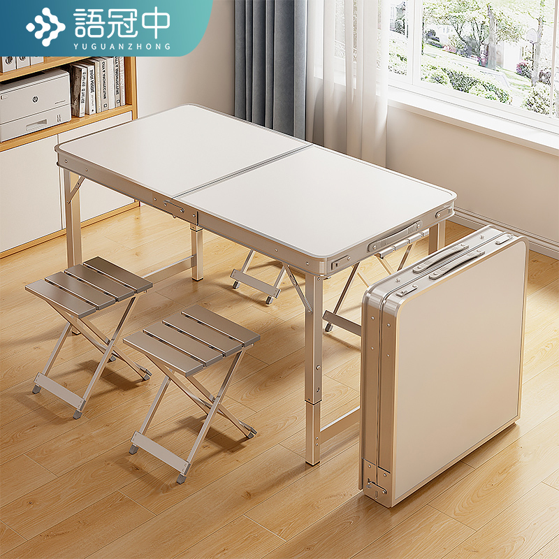 摆摊折叠桌便携夜市桌椅出摊专用方桌地摊餐桌可折叠户外小桌子