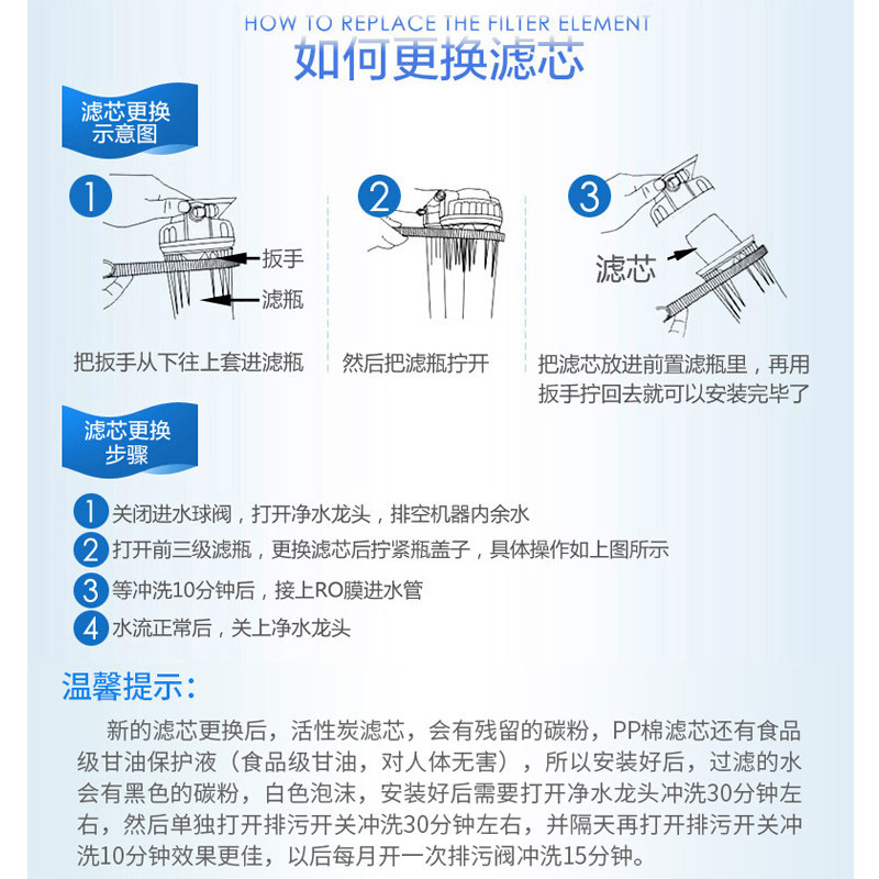 荣事达家用净水器纯水机滤芯ro膜反渗透10寸直饮U五级套装通用配怎么样,好用不?