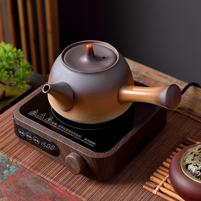 家用窑变煮茶壶紫砂陶壶电陶炉功夫煮茶器泡茶蒸茶器烧水煮茶炉
