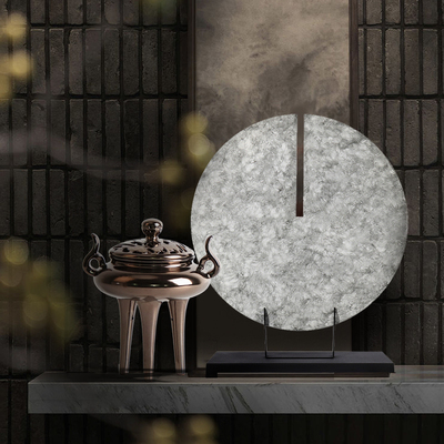 新中式陶瓷元鼎香炉家居摆件售楼处客G厅托盘茶几创意禅意软装饰