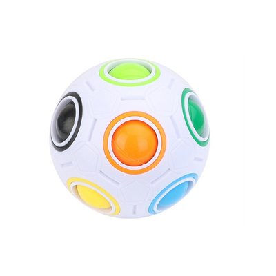 Rainbos Ball Puzzles Spheric Madic CuIbe Toy Agult Kidw Plas