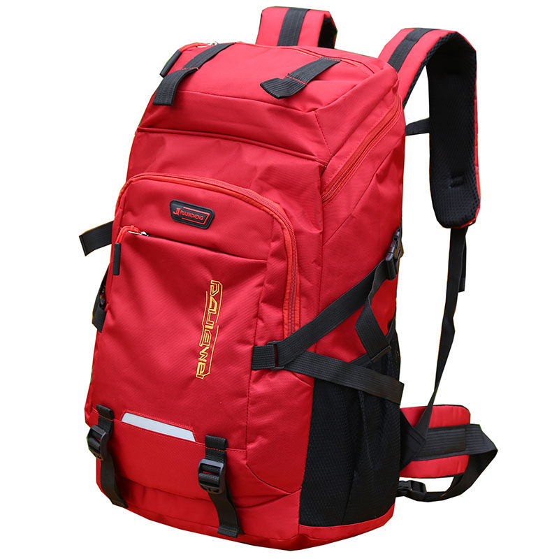 时尚新款双肩包女学生书包男大容量50升运动户外登山包旅行包背包