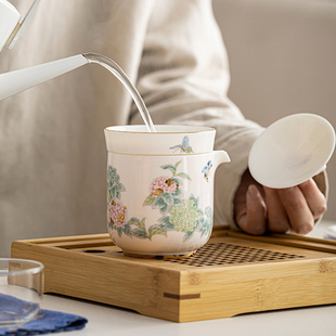 户外旅行轻奢简约泡茶具茶杯套装 妙莲天香团圆喜乐快客杯可携式