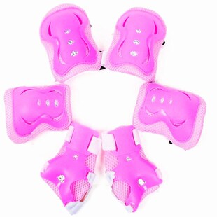 6PCS Kids Outdoor Sports Protective Gear Knee Pads Elbow Pad