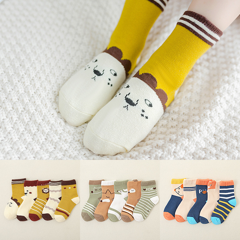 推荐Cute Cartoon Baby Kids Socks Spring Cotton Toddler Infan