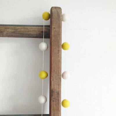 速发Home Decor Hanging Nursery Balls Pom Garland Nordic Felt