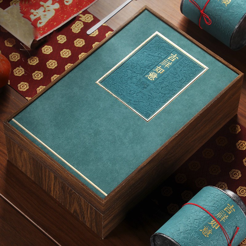 红茶茶礼盒装高档空盒包装凤凰单丛茶叶包装盒高档礼Y盒空铁罐