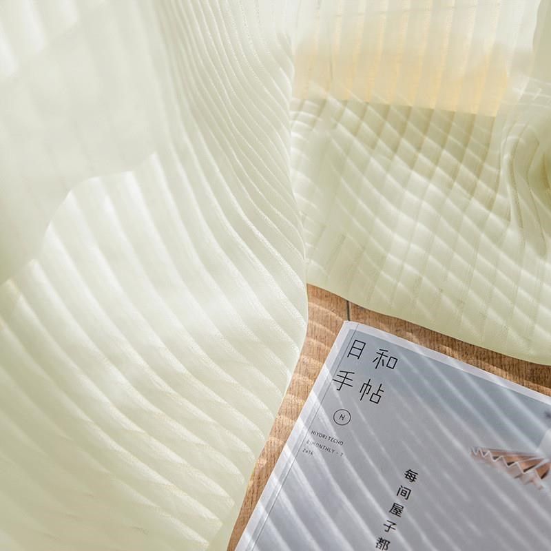 网红竖百叶纱白纱窗帘风卧室客厅飘窗透光不透人白色窗帘梦幻,居家布艺,垂直帘/梦幻帘,淘宝优惠券,粉丝福利购,淘宝优惠卷