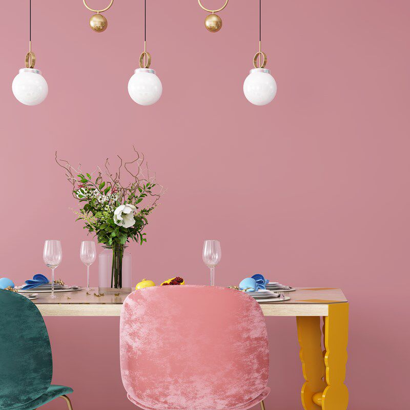 淡粉脏粉色背景墙壁纸深粉浅粉藕粉色儿童房墙纸女卧室家用无纺布