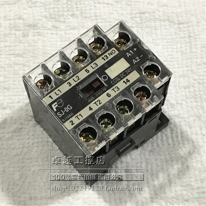 SJ-0G  SJ-OG 24一DC 原装富士S流接触器 直J-0G 现货 V盒10只装
