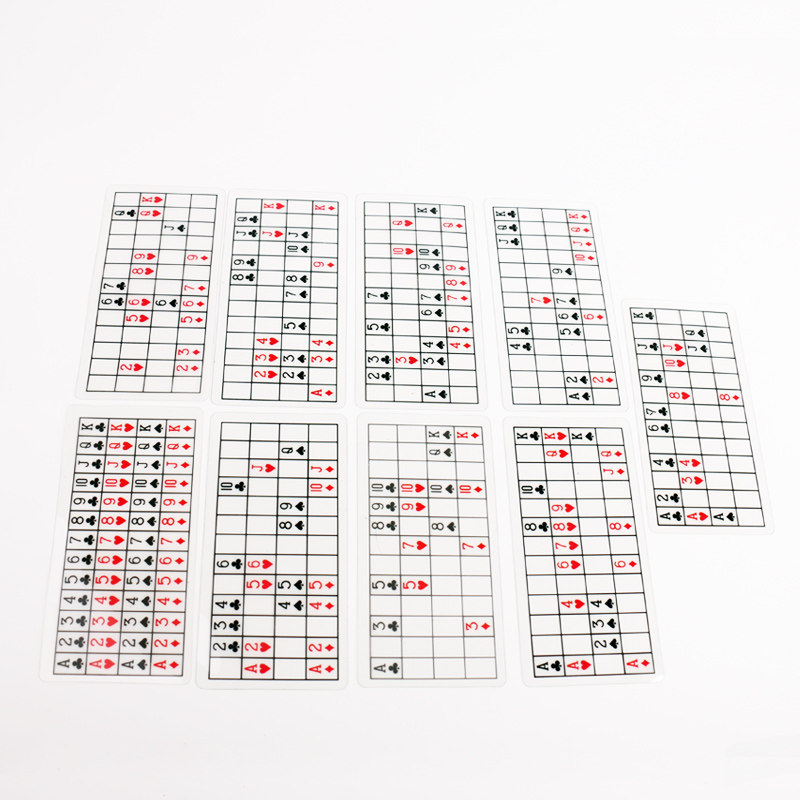 思维卡 心灵感k应预言卡片 读心术魔术道具 魔术扑克牌板