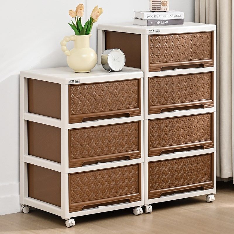 收纳柜多层抽屉式免安装床头五斗储物置物架塑料加厚收纳箱可移动,收纳整理,收纳柜,淘宝优惠券,粉丝福利购,淘宝优惠卷