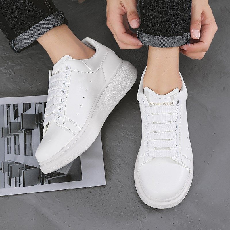 男鞋春季新款高级感休闲运动鞋厚底百搭透气男士内增高鞋男小白鞋,流行男鞋,休闲板鞋,淘宝优惠券,粉丝福利购,淘宝优惠卷