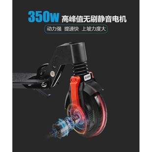 电动滑板车成年人折叠超轻便携代步工具迷你小型轻便双人电动车女