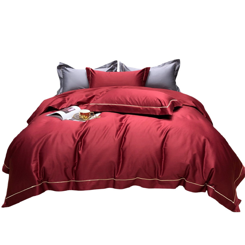 喜庆婚房四件套床单被套结婚婚庆全棉红色婚礼床上用品,床上用品,婚庆床品套件,淘宝优惠券,粉丝福利购,淘宝优惠卷