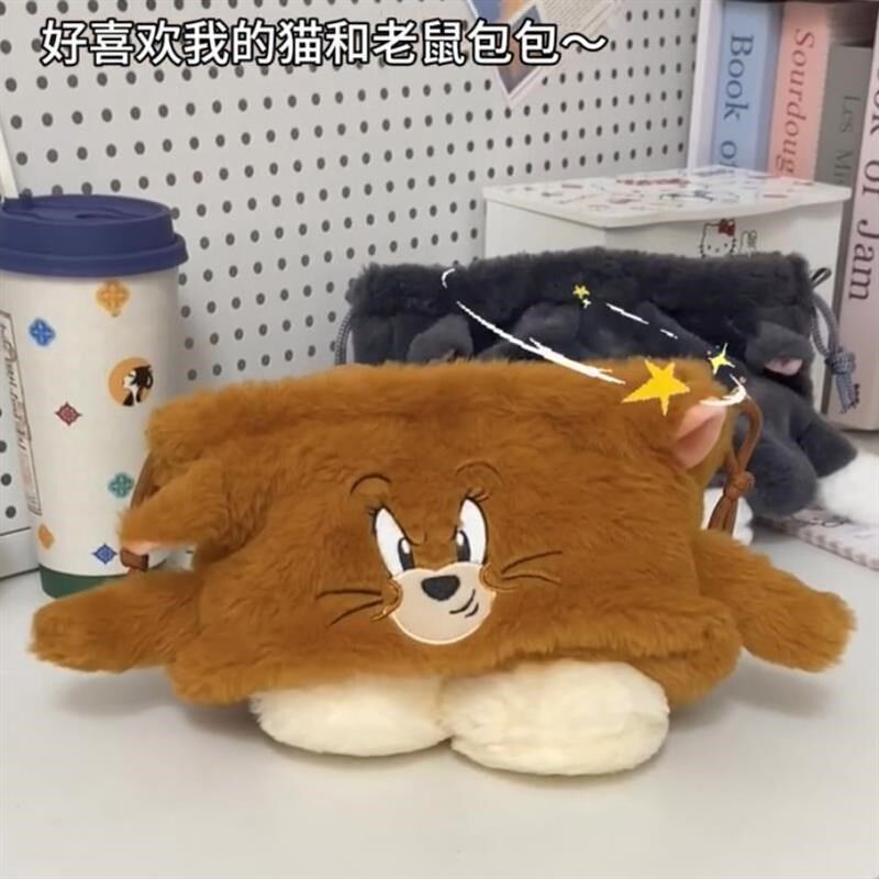 猫和老鼠包包外出小拎包上班族迷你轻便手提包可爱卡通单肩斜挎包
