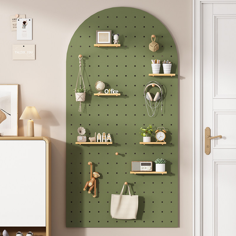 洞洞板实木定制挂墙书架收纳装饰墙壁隔板木质装饰展示墙上置物架,收纳整理,收纳洞洞板,淘宝优惠券,粉丝福利购,淘宝优惠卷