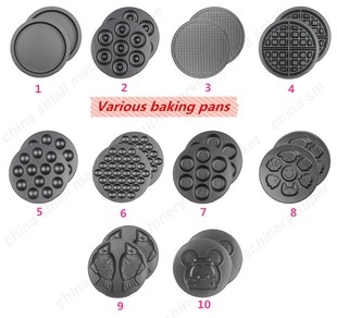 Cake machine plate Waffle Maker pan / Donut Machine / Hear