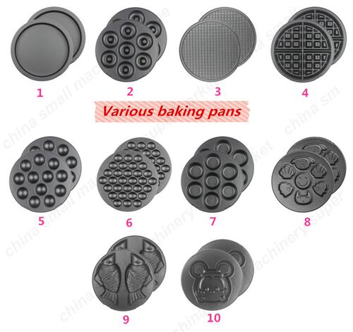 Cake machine plate  Waffle Maker pan /  Donut Machine / Hear