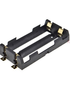 1PCS 1x 2x 18650 battery holder smd smt Batteries case Stora