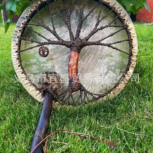 跨境生命之树摆件装饰品设计家居庭院装修L田园鼓创意艺术摆件树