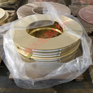 0.5mm定制分条激光切割 H62黄铜带黄铜箔铜板铜片0.1 0.2 0.3 0.4