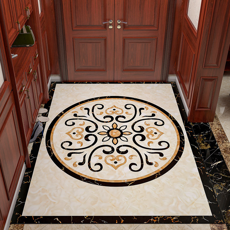 入户门地垫PVC可擦洗欧式皮革脚垫玄关进门垫家用门口地毯可裁剪,居家布艺,入户地垫,淘宝优惠券,粉丝福利购,淘宝优惠卷