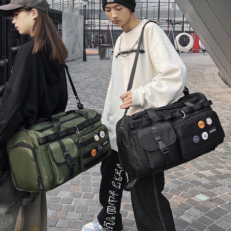 旅行包大容量健身包女运动训练多功能手提双肩包短途行李收纳袋男