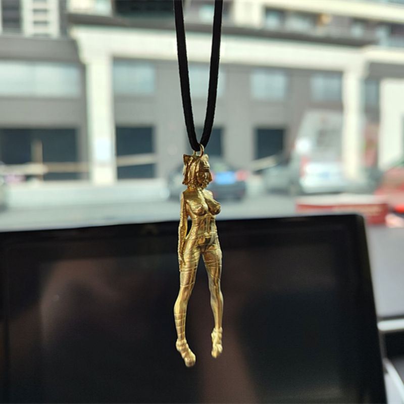 推荐Car Pendant Brass Egypt Queen Figurines Auto Rearview Mi