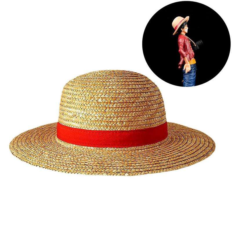 推荐Luffy Straw Hat Anime Cartoon Sunscreen Straw Hat Japane