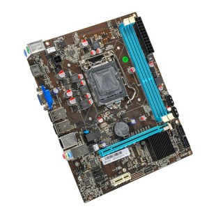 套装 机电脑主板 1155 台式 全新H61 一年保 cpu B75