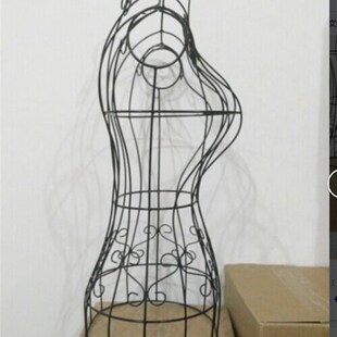 铁艺模特架女道具婚纱拍摄服装 架全身挂衣架展示架铁艺挂钩吊现货