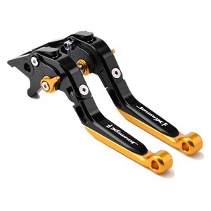 适用SYM三阳JOYMAX F300 九妹夫 改装刹车牛角拉杆 可调折叠手柄