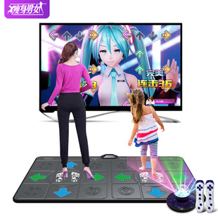 男女无线双人i跳舞毯家用电视接口跳舞机家用体感跑步毯