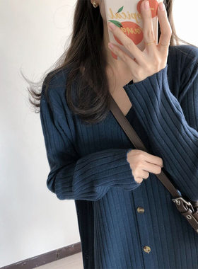 孕妇秋冬装毛衣2023新款法式z休闲长裙子针织哺乳衣打底哺乳洋装