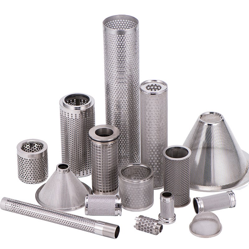 304、316不锈钢过滤网筒 圆柱形过滤器用N网 工业用编织过滤筒