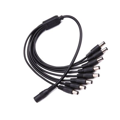 Free shipping 5.5 x 2.1mm 1  to 4 8  DC Power Splitter  Cabl